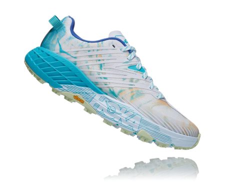 Hoka One One Speedgoat 4 Ženske Čevlji Bela / Svetlo Rumena SI-386159G